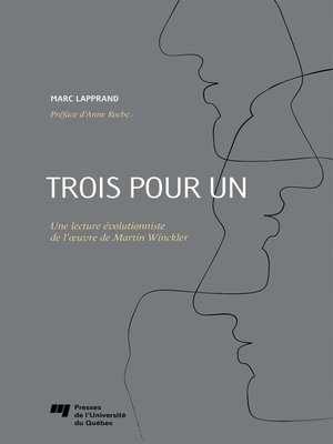 cover image of Trois pour un